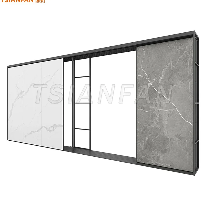 Eye-Catching Granite Slab Displays for Tile Showrooms