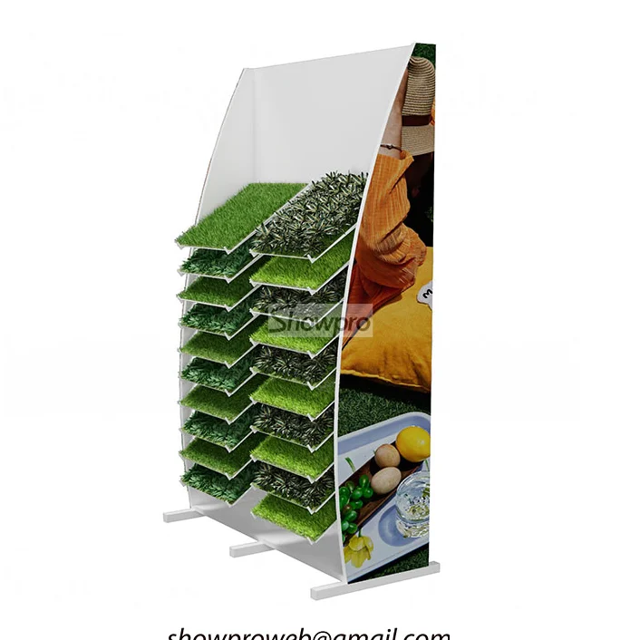customizable tile display stands for trade shows